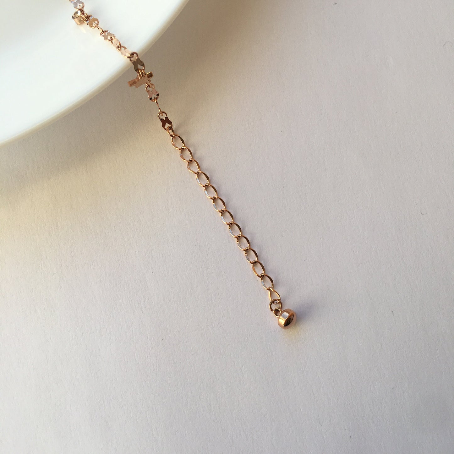 Shiny star stainless steel anklet