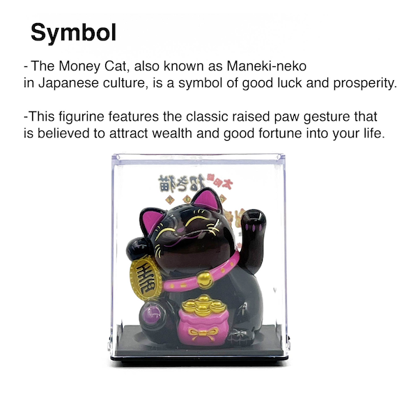 Solar-Powered Waving Arm Lucky Cat