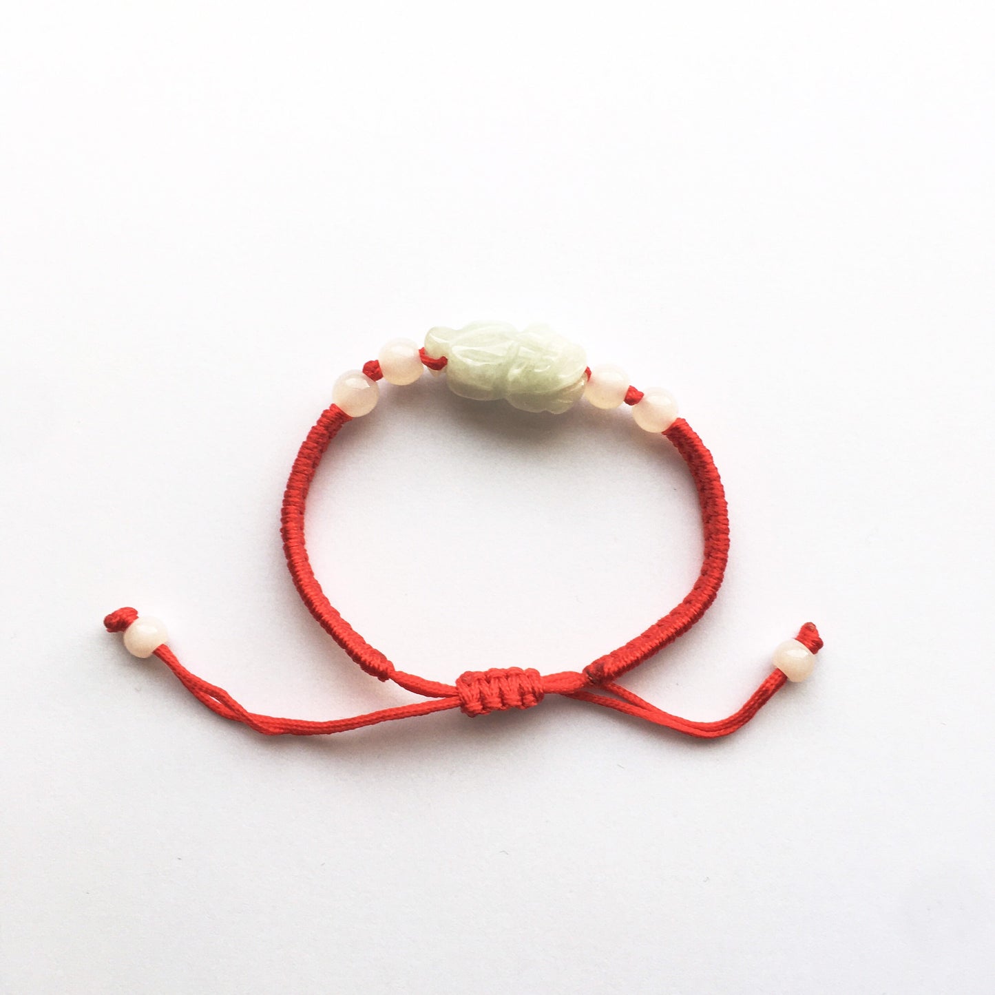 Jade dragon lucky red string woven Bracelets